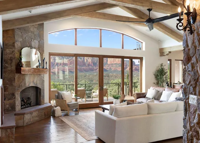New - Tuscan Red Rock Overlook - Spectacular Views 2 Pools Waterfalls Fire Features Sauna Massage Chairs & Salt * Sedona