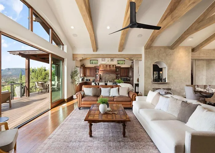 New - Tuscan Red Rock Overlook - Spectacular Views 2 Pools Waterfalls Fire Features Sauna Massage Chairs & Salt * Sedona