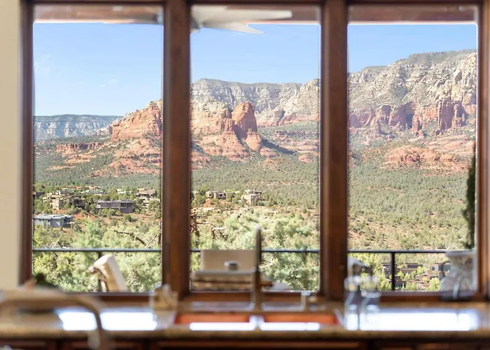 New - Tuscan Red Rock Overlook - Spectacular Views 2 Pools Waterfalls Fire Features Sauna Massage Chairs & Salt * Sedona