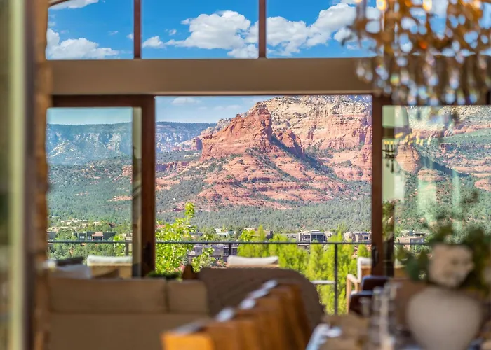 New - Tuscan Red Rock Overlook - Spectacular Views 2 Pools Waterfalls Fire Features Sauna Massage Chairs & Salt Vakantiehuis