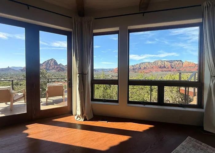 New - Tuscan Red Rock Overlook - Spectacular Views 2 Pools Waterfalls Fire Features Sauna Massage Chairs & Salt Vakantiehuis Sedona