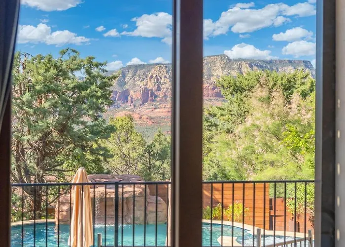 New - Tuscan Red Rock Overlook - Spectacular Views 2 Pools Waterfalls Fire Features Sauna Massage Chairs & Salt * Sedona